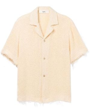 Séfr Fausto Bouclé-Texture Shirt - Natural