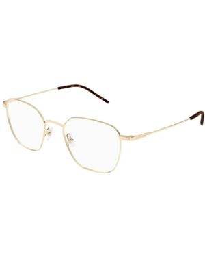 Saint Laurent Square-Frame Glasses - Natural