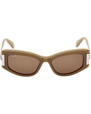 Max Mara Cat-Eye Sunglasses - Natural