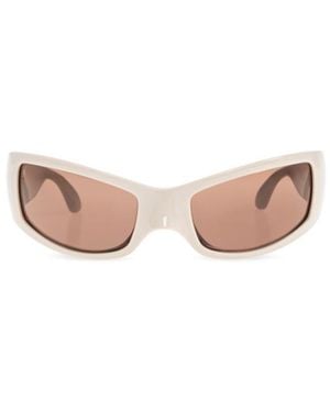 Balenciaga Eyewear Cat Rectangular Sunglasses - Pink