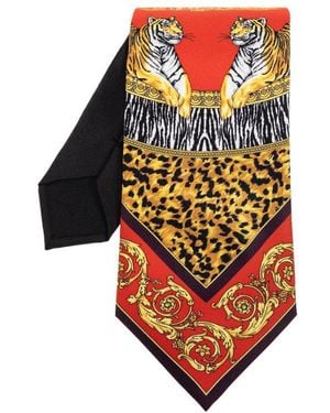 Versace Silk Tie - Blue