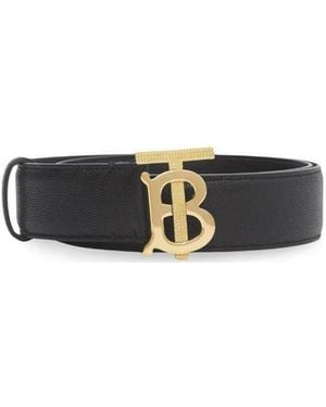 Burberry Logo Belt - White