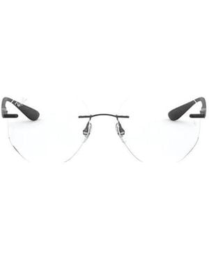 Ray-Ban Geometric Rimless Glasses - Metallic