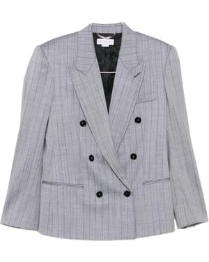 Stella McCartney Wool Double-Breasted Jacket - Gray