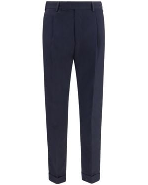Pt Pantaloni Pt Torino Rebel Cigarette Trousers - Blue