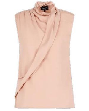 Giorgio Armani Sleeveless Tops - Pink