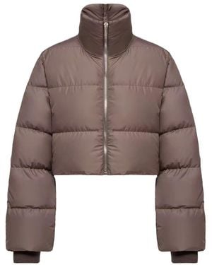 Moncler Moncler Rick Owens Cyclopic Short Down Jacket - Brown
