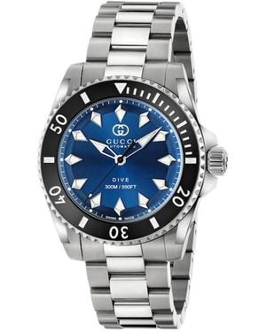 Gucci Dive Watch, 40Mm - Blue