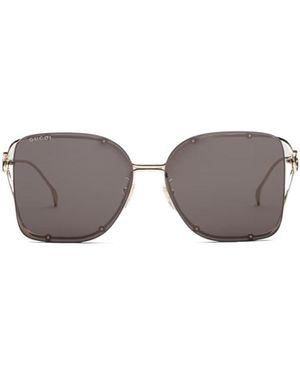 Gucci Square Frame Sunglasses - Multicolour