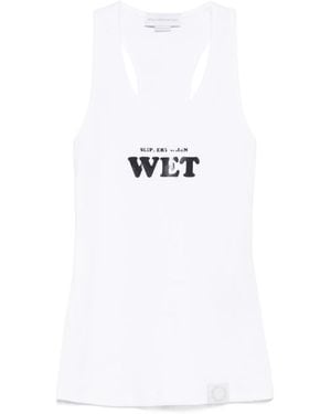 Stella McCartney Slippery When Wet Tank Top - White