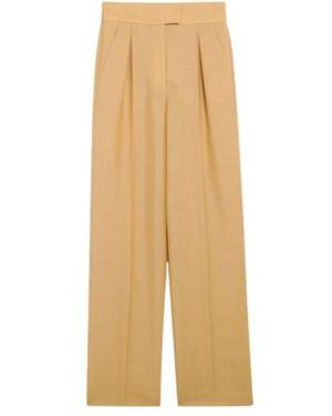 Valentino Pleated Casual Trousers - Natural