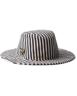 Prada Cotton Hat - White