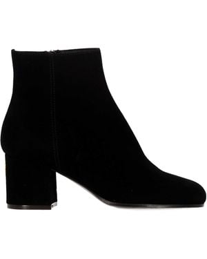 Via Roma 15 Round-Toe Ankle Boots - Black