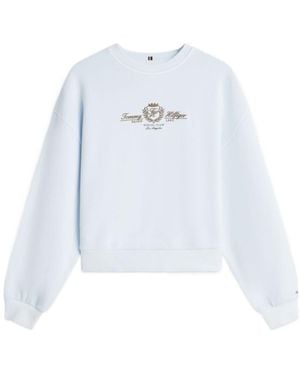 Tommy Hilfiger Long-Sleeved Sweatshirt - White