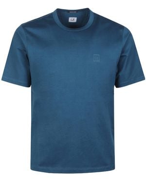 C.P. Company Logo T-Shirt - Blue