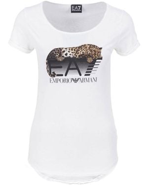EA7 Printed T-Shirt - White