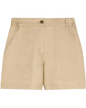 Weekend by Maxmara Veletta High-Waist Shorts - Natural