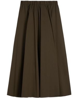 Aspesi Elastic Waist Skirt - Green