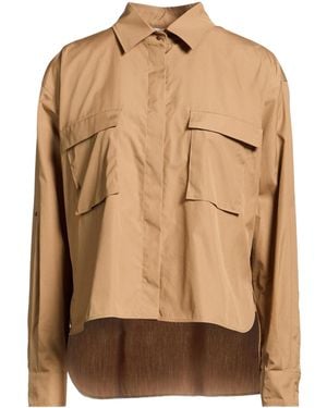 Max Mara Solid Colour Shirts Blouses - Brown