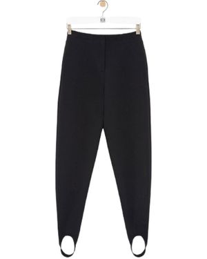 Loewe Stirrup Trousers - Black