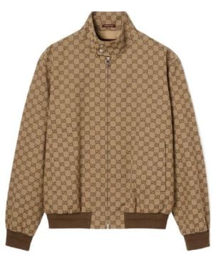 Gucci Gg Fabric Jacket - Natural