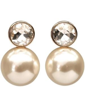 Carolina Herrera Spherical Pendant Earrings - Metallic