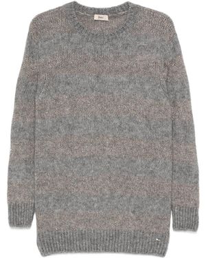 Herno Round-Neck Knitwear - Grey