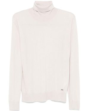 Brioni Fine-Knit Sweater - White