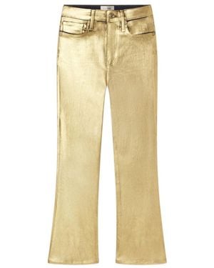 FRAME Le Crop Boot Cut Jeans - Yellow