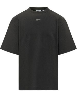 Off-White c/o Virgil Abloh Negative Arrow Crewneck T-Shirt - Black