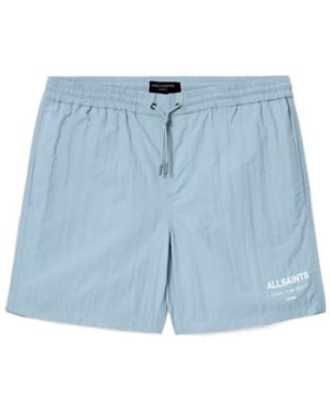 AllSaints Underground Slim Fit Swim Shorts - Blue