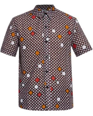 MM6 by Maison Margiela Short-Sleeved Shirt - Red