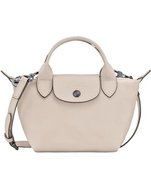 Longchamp Le Pliage Xtra Xs Top Handle Bag - Natural