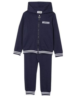 Moschino Teddy Bear Motif Two-Piece Tracksuit - Blue