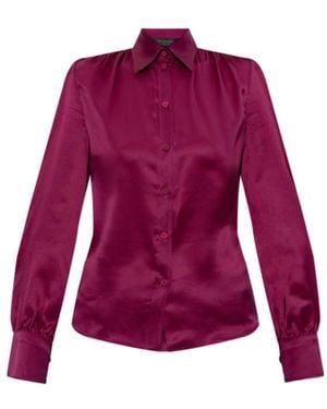 Balenciaga Long Sleeve Shirt - Purple