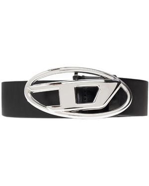DIESEL Logo Belt - White
