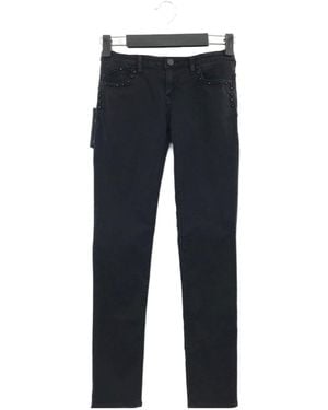 Armani Jeans Logo Rivet Jeans - Blue