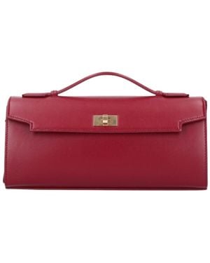 Anya Hindmarch Top Handle Clutch Bag - Red