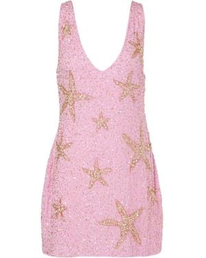 RIXO London Sequin Mini Dress - Pink