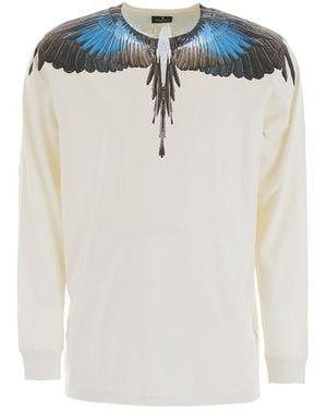 Marcelo Burlon Wings Printed T-Shirt - White