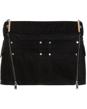 Dion Lee Belt-Loop Skirt - Black