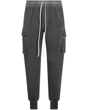 Rick Owens Drawstring Casual Trousers - Grey