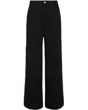 P.A.R.O.S.H. Low-Rise Wide-Leg Jeans - Black