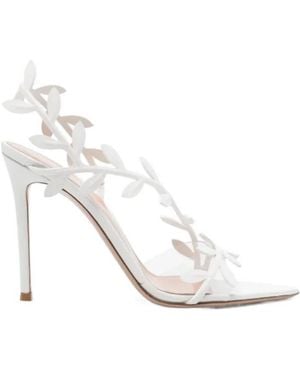 Gianvito Rossi 105Mm Flavia Sandals - White