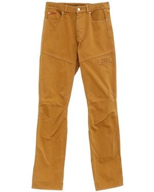 Martine Rose Logo-Appliqué Jeans - Orange