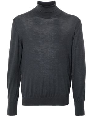 Eleventy Turtleneck Jumper - Grey