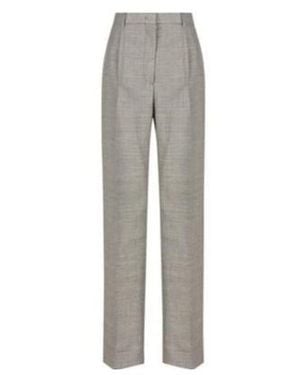 Prada Pleat-Detailing Trousers - Grey