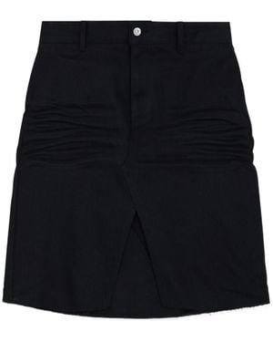 we11done Denim Skirt - Black