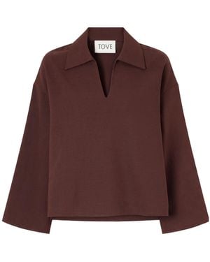 TOVE Andie Shirt - Brown