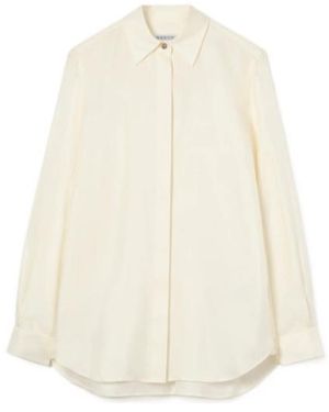 Burberry Silk Twill Shirt - White